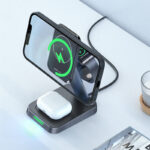 ACEFAST E3 desktop three-in-one wireless charging stand - imagine 6
