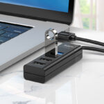 HOCO HB25 Easy mix 4-in-1 converter(USB to USB3.0+USB2.0*3) - imagine 5