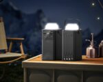 XO PR287 PD20W+QC22.5W Three Inputs and Six Outputs Comes with Four Cables + Lighting Fast Charging Mobile Power 80000mAh