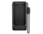 XO PR282 EU Plug Wall Charger Power Bank 10000mAh  22.5W Quick Charging/ LED indicator/ with Type-C Lanyard - imagine 2