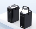 XO PR287 PD20W+QC22.5W Three Inputs and Six Outputs Comes with Four Cables + Lighting Fast Charging Mobile Power 80000mAh - imagine 2