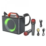 HOCO BS57 Jenny dual mic wireless karaoke Bluetooth speaker — изображение 3