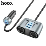 HOCO Z51 Establisher 147W(2C3A) 2-in-1 cigarette lighter car charger