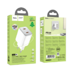 HOCO N42 Elogiado dual-port PD45W(2C) charger(EU) - imagine 4