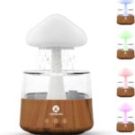 XO HF10 Raining Clouds Colorful Lights Humidifier Aromatherapy Diffuser (EU)