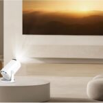 XO FF03 EU Android 720P Mini Projector with Stand (2.4+5G WIFI)