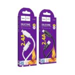 Hoco X122 Benefit silicone charging data cable Micro(packaged) - imagine 3