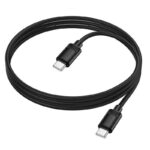 Hoco X122 Benefit 60W silicone charging data cable Type-C to Type-C(packaged)