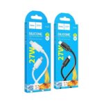 Hoco X122 Benefit PD27W silicone charging data cable iPhone( Lightning)(packaged) - imagine 3