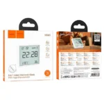 HOCO HX41 Indoor electronic clock with hygrothermometer - imagine 2
