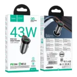 HOCO NZ16A Rigorous 43W dual port PD25W+QC3.0 car charger - imagine 2