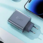 AceFast A45 Sparkling series PD65W GaN (2*USB-C+USB-A) charger,mica gray (EU)