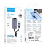 HOCO UA37 USB ethernet adapter(1000 Mbps) - imagine 2