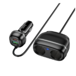 HOCO Z59 Rank 48W dual port PD30W+QC3.0 dual cigarette lighter slot car charger