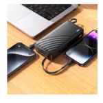 Hoco J146A Night tide power bank with 4 cables(20000mAh)