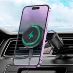 Hoco HW6 Vision metal magnetic wireless fast charging car holder(air outlet)