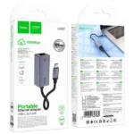 HOCO UA37 Type-C ethernet adapter(1000 Mbps) - imagine 2