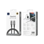 Wiwu 240W Titanlink Series Charging Cable  1.5M Wi-C058 Type-C-Type-C - imagine 2