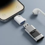 XO NB256A USB-A Female to Apple OTG Adapter (with Lanyard)