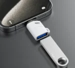 XO NB256A USB-A Female to Apple OTG Adapter (with Lanyard) — изображение 2