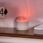 XO OZ17 USB-powered 16-colour projector lamp Aurora + Water Ripple dual-shade design White (with remote control)