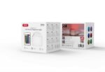 XO OZ17 USB-powered 16-colour projector lamp Aurora + Water Ripple dual-shade design White (with remote control) - imagine 2