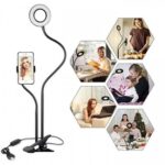 XO BGD006 / LS-90-6 3.5-inch disc base single head 3 in 1(with microphone hose clamp) website broadcast - imagine 4