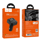 Hoco E87 Delta 35W(1A1C) car Bluetooth FM transmitter - imagine 2