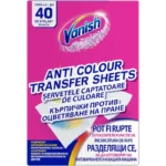 Șervețele VANISH, Impotriva transferului de culoare, 40 buc