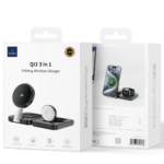 WIWU Qi2.0 3 in 1 Folding Wireless Charger Wi-W028 - imagine 2