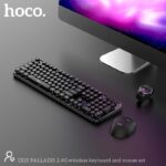 Hoco DI25 PALLADIS 2.4G wireless keyboard and mouse set(English and Russian version) - imagine 2