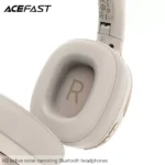 AceFast H2 active noise canceling Bluetooth headphones,milky white - imagine 4
