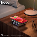 Hoco DCK2 Metal wireless charging clock - imagine 6