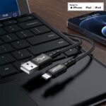 ACEFAST C1-02 USB-A to Lightning aluminum alloy charging data cable - imagine 6