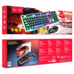 HOCO GM11 Terrific glowing gaming keyboard and mouse set(russian version) - imagine 6