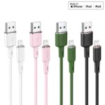 ACEFAST C2-02 USB-A to Lightning zinc alloy silicone charging data cable - imagine 6