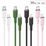 ACEFAST C2-01 USB-C to Lightning zinc alloy silicone charging data cable - imagine 6