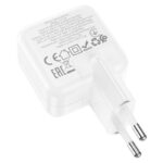 HOCO C111A Lucky dual-port PD30W+QC3.0 charger(EU)+set cable — изображение 2