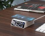 Hoco DCK1 clock with wireless charging - imagine 4