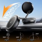 XO C196 Folding Storage Vacuum Suction Cup Locking Magnetic Mounting Bracket (with magnetic ring)