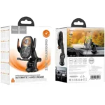 HOCO HW34 Blue whale 3-axis linkage wireless fast charging car holder(center console) - imagine 2