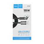 HOCO U118 Type-C Triumph 100W rotating charging data cable - imagine 2