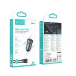 Hoco Z62A Energy single port PD30W car charger — изображение 2