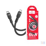 HOCO U110 Type-C to Type-C 60W charging data cable - imagine 3