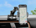 Hoco DCA33 Chariot suction cup Type car holder - imagine 2