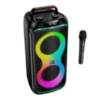 Hoco DS74 Sound 6.5inch 40W outdoor RGB Bluetooth speaker with single microphone(EU)