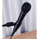 XO BGD006 / LS-90-6 3.5-inch disc base single head 3 in 1(with microphone hose clamp) website broadcast - imagine 2
