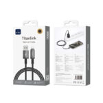 Wiwu Titanlink Series Charging Cable 1M Wi-C055 A-L (USB-Lightning) - imagine 2
