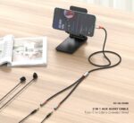 XO NB-R269B Couple Cable Type-c to Dual 3.5 Female Adapter 1.2m - imagine 4