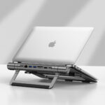 Wiwu 2 in1 laptop stand & Hub A821CH - imagine 9